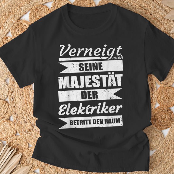 Sayings Seeine Majestät Der Elektrokerker T-Shirt Geschenke für alte Männer