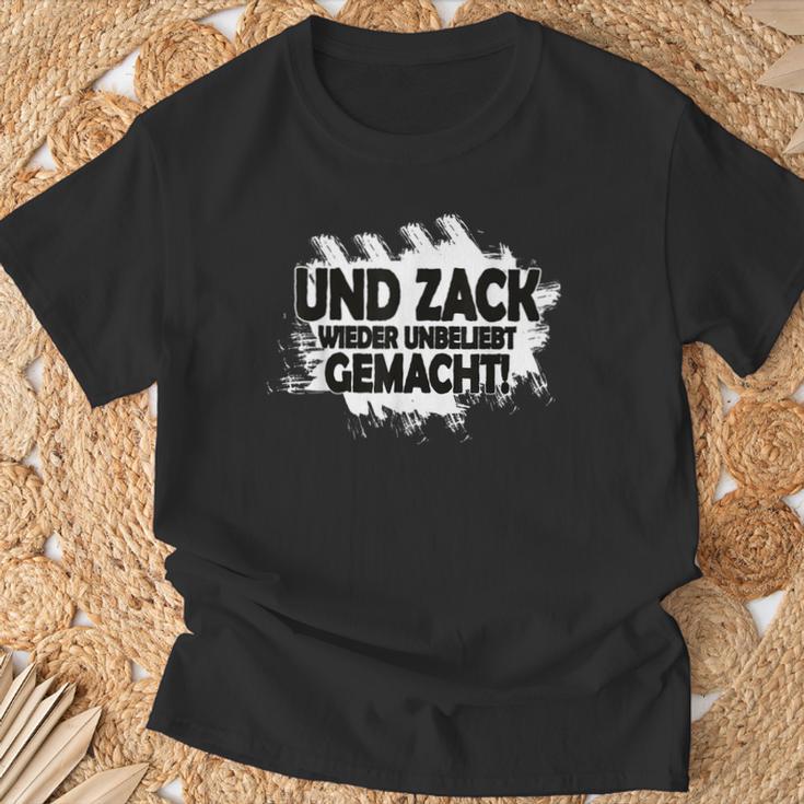 With Und Zack Wieder Unpopular Machen Mir Doch Egal T-Shirt Geschenke für alte Männer