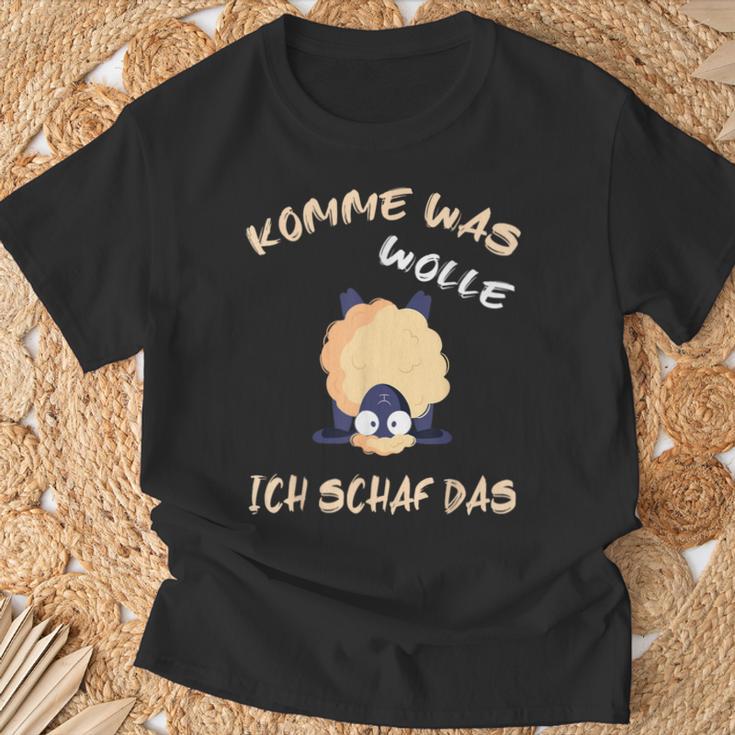 Word Game With Sheep Komme Was Wolle Ich Schaf Das T-Shirt Geschenke für alte Männer