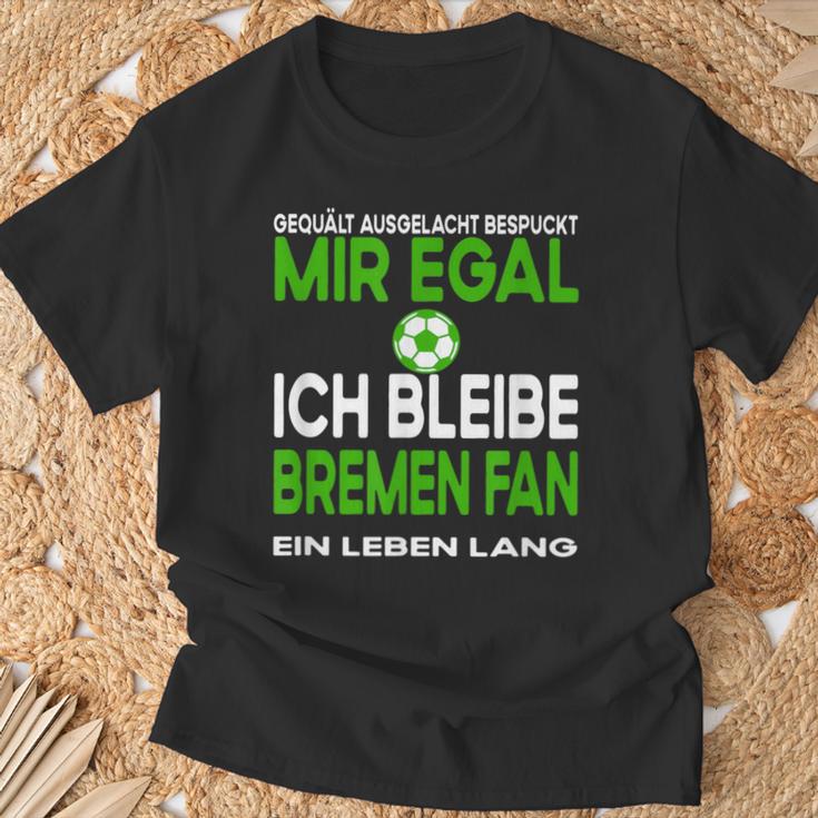 Fußball Fußballfan Aus Bremen Sport Hobbyerein Casual T-Shirt Geschenke für alte Männer