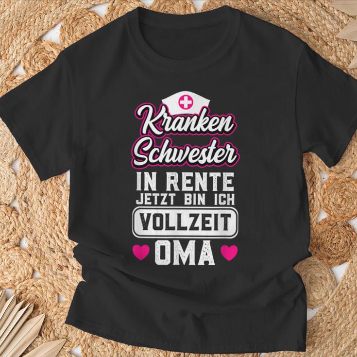 Grandma Retirement Pension Nurse T-Shirt Geschenke für alte Männer