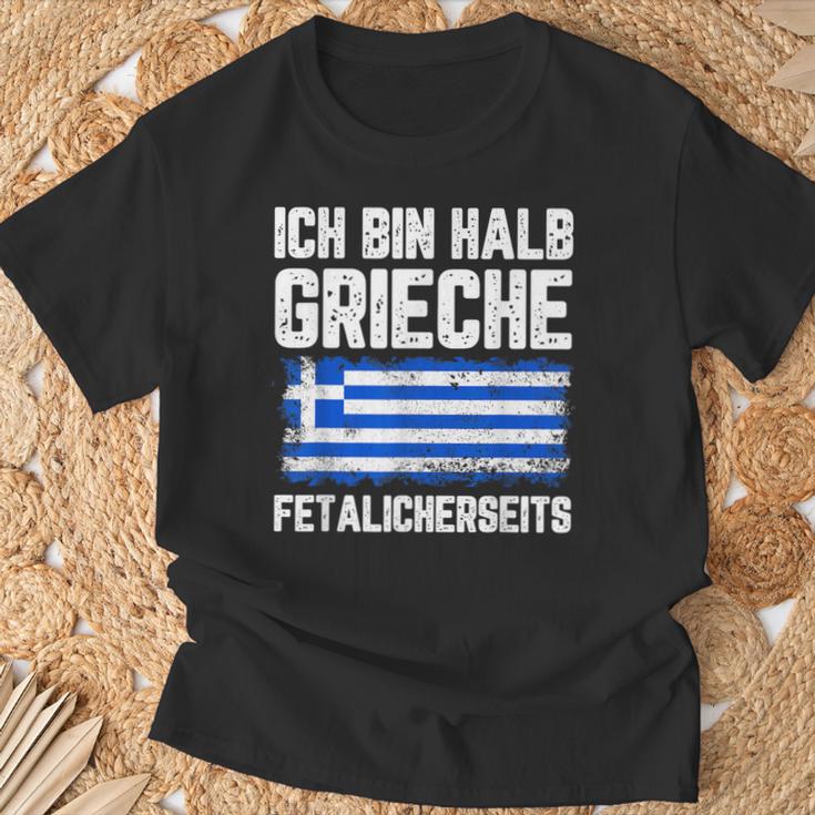 Greece For Proud Greek Roots T-Shirt Geschenke für alte Männer