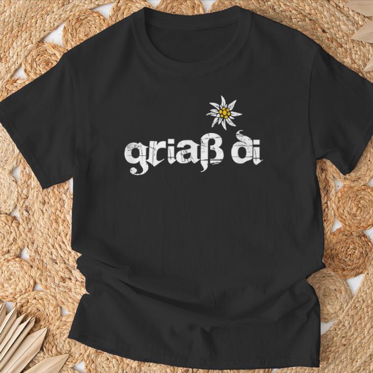 Griaß Di T-Shirt Geschenke für alte Männer