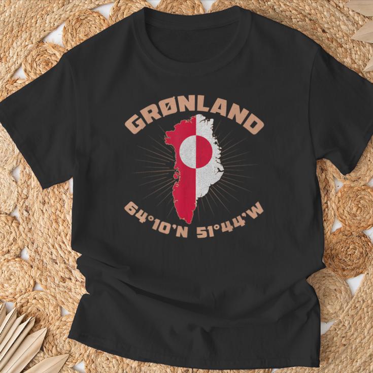 Grönland Grönland Dänemark Grönländer Thulemand Grönländisch T-Shirt Geschenke für alte Männer