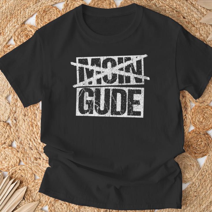 Gude Gruß Hessen Frankfurt Fan Idea S T-Shirt Geschenke für alte Männer