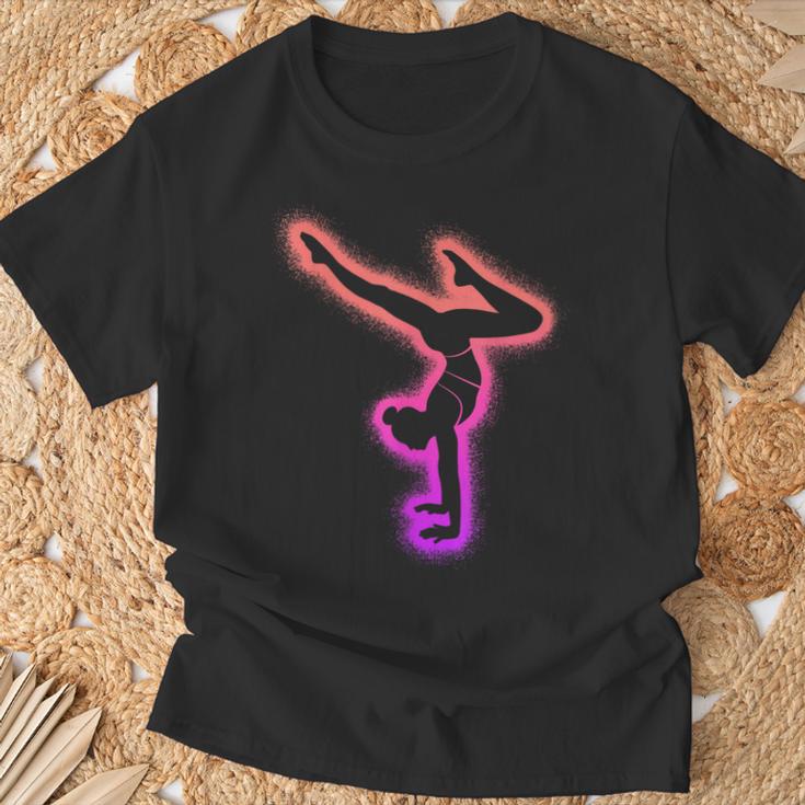 Gymnastics Handstand Women's Girls Gymnastics Children's T-Shirt Geschenke für alte Männer