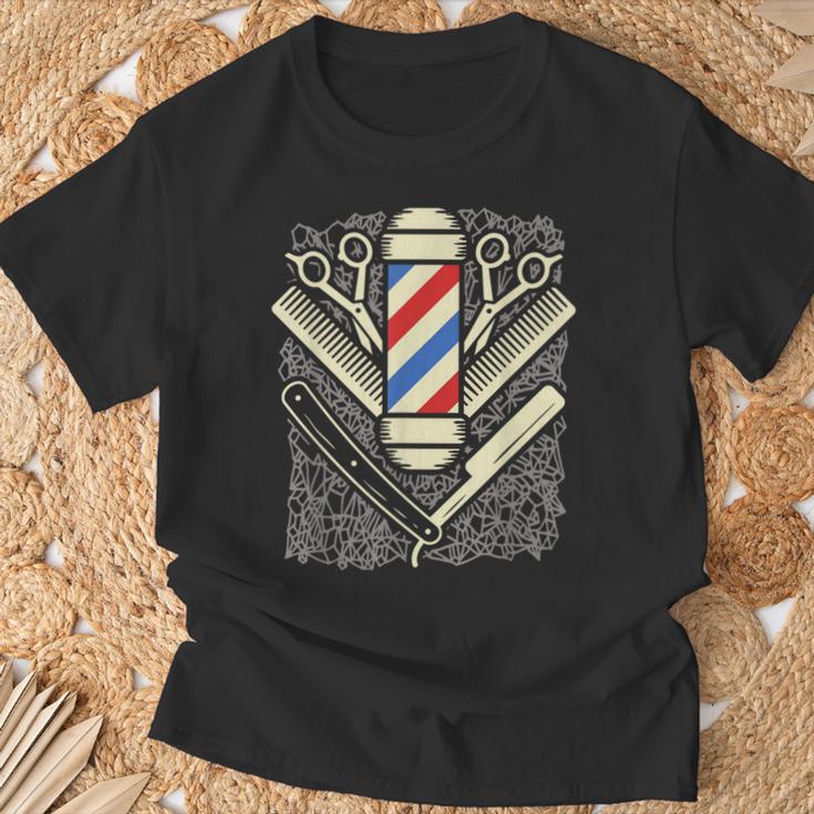 Hairdresser And Barber T-Shirt Geschenke für alte Männer