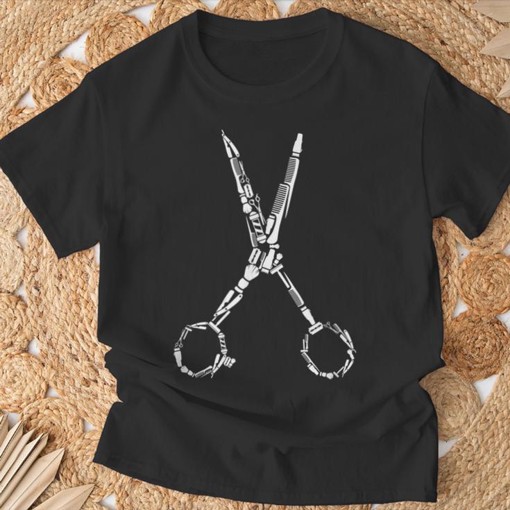 Hairdresser Salon Barber Hairstylist Hairdresser T-Shirt Geschenke für alte Männer