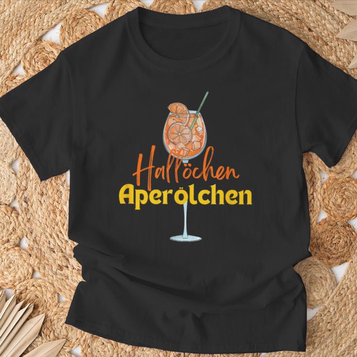 Hallöchen Aperölchen Spritz Party Fancy Dress T-Shirt Geschenke für alte Männer