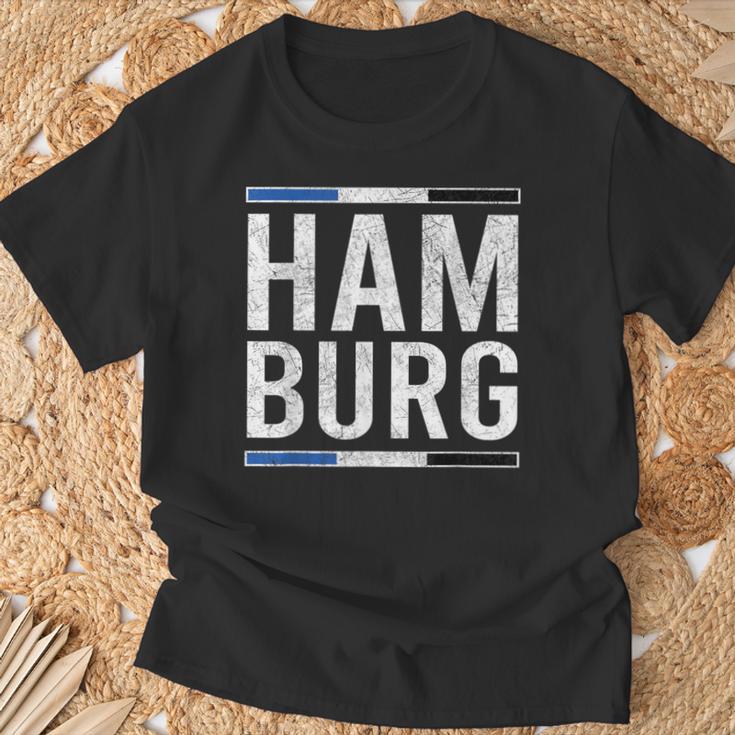 Hamburg Hamburger Moin Souvenir T-Shirt Geschenke für alte Männer