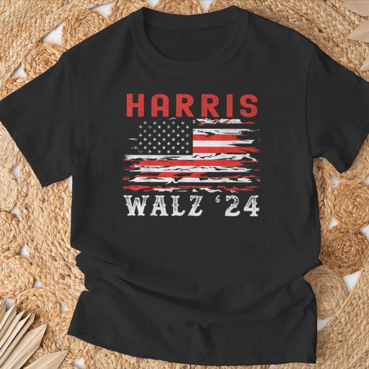 Harris Walz 2024 For President Kamala Harrisp Tim Waltz T-Shirt Geschenke für alte Männer