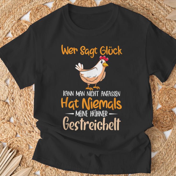 Hat Niemals Meine Hühner Gestrich Chicken Hen Holder T-Shirt Geschenke für alte Männer