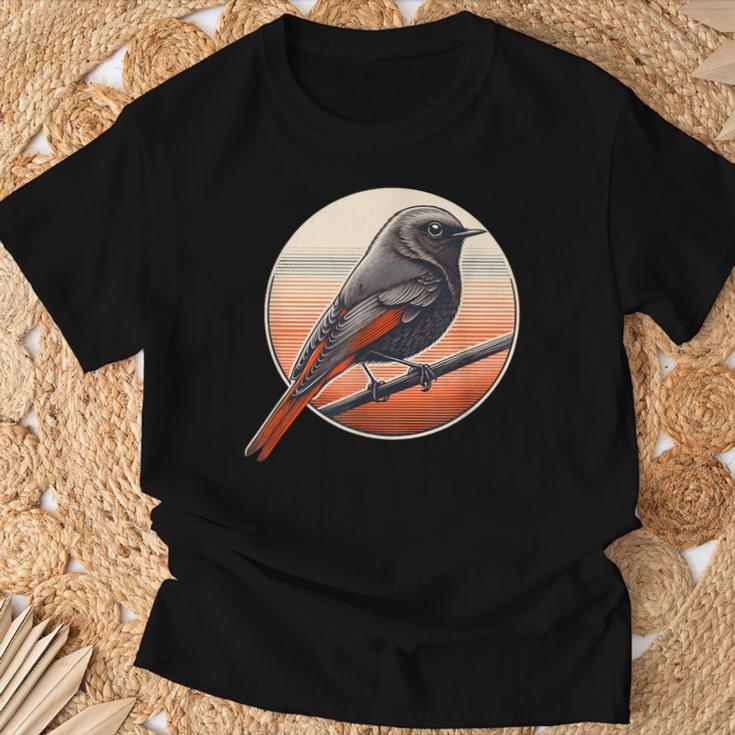 Hausrotschwanz Rotschwänzchen Gartenvögel Singvögel T-Shirt Geschenke für alte Männer