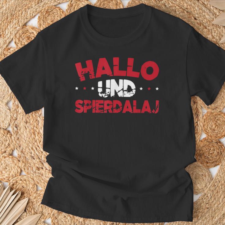 Hello Und Spierdalaj Polska Kurwa Für Stolze Poland T-Shirt Geschenke für alte Männer