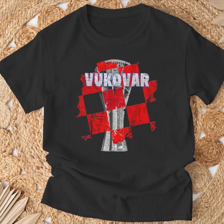 Hrvatskaukovarodotoranj Croatia T-Shirt Geschenke für alte Männer