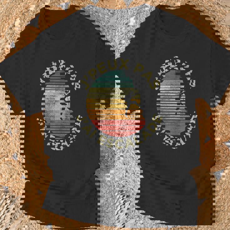 Humour De Grimpeur J'peux Pas J'ai Escalade Cadeau T-Shirt Cadeaux pour les vieillards
