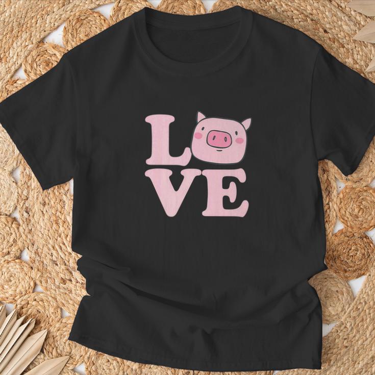 piggs Tシャツ　XL BECAUSE I LOVE PIGGS T I Love Pigs T-Shirt - Thegiftio