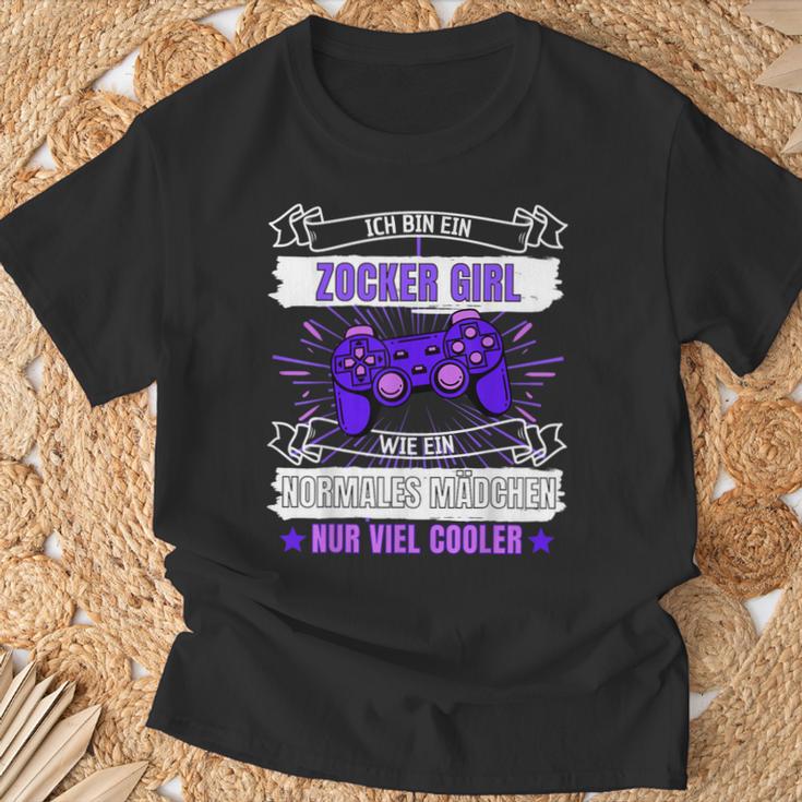 Ich Bin Ein Zocker Girl I'm A Gamer T-Shirt Geschenke für alte Männer