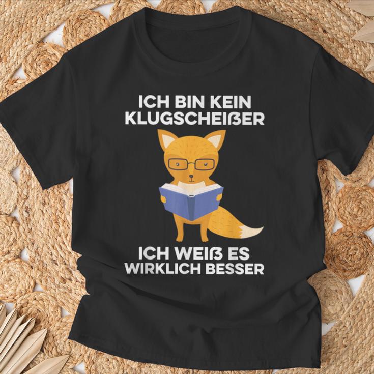 Ich Bin Kein Klugscheißer Ich Weiß Es Wirklich Besser Saying T-Shirt Geschenke für alte Männer