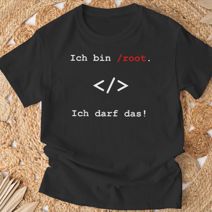 Ich Bin Root Nerd T-Shirt Geschenke für alte Männer