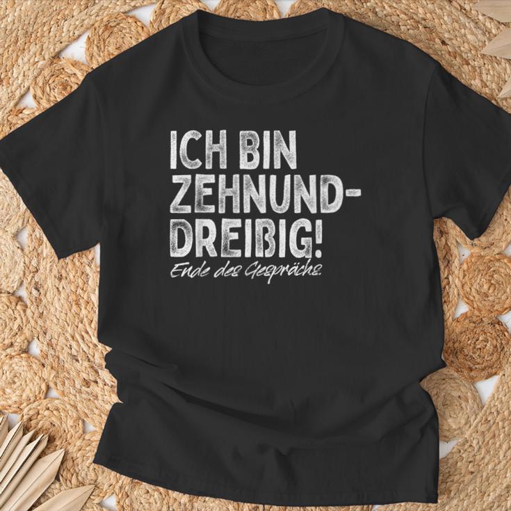 Ich Bin Zehnunddreißig Fortzig For 40Th Birthday T-Shirt Geschenke für alte Männer