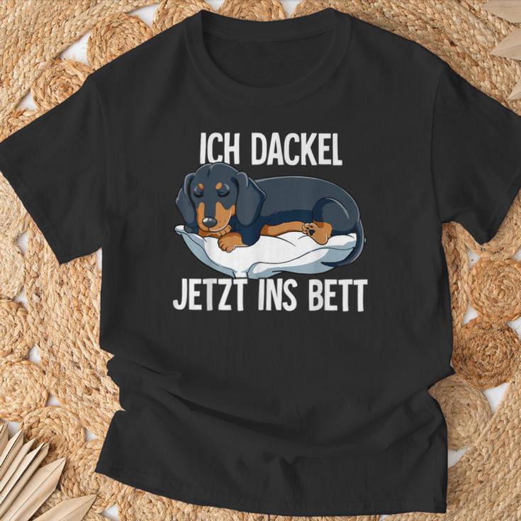 Ich Dachshund Jetzt Ins Bett T-Shirt Geschenke für alte Männer