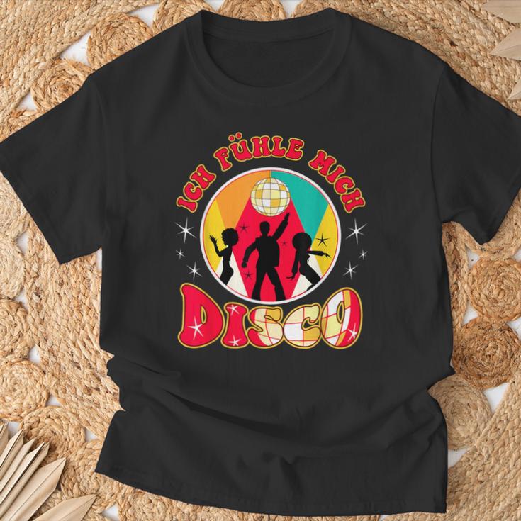 Ich Fühl Mich Disco Musik Tanzen Party T-Shirt Geschenke für alte Männer