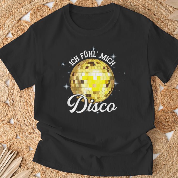 Ich Fühl Mich Disco Musik Tanzen Party T-Shirt Geschenke für alte Männer