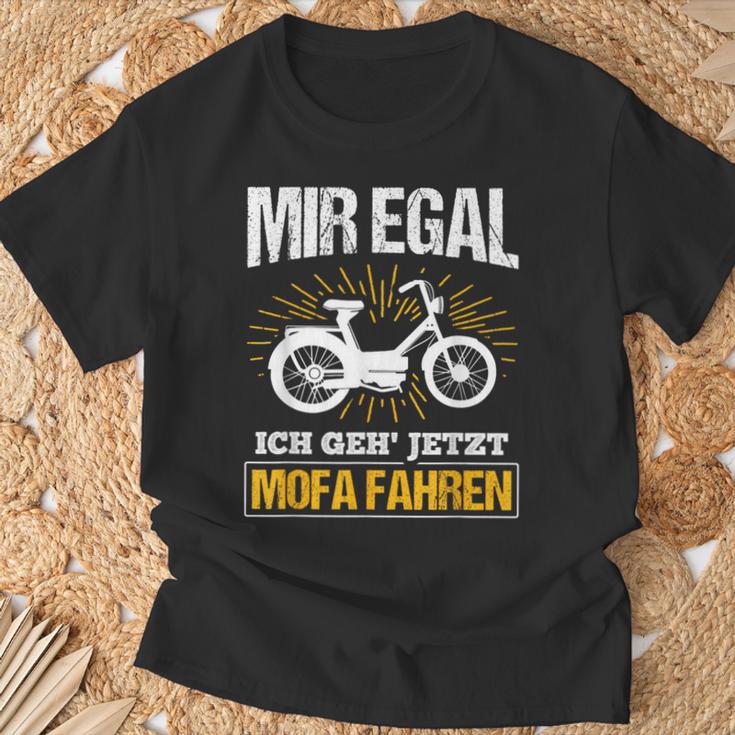 Ich Geh' Jetzt Mofa Fahren Moped Moped T-Shirt Geschenke für alte Männer