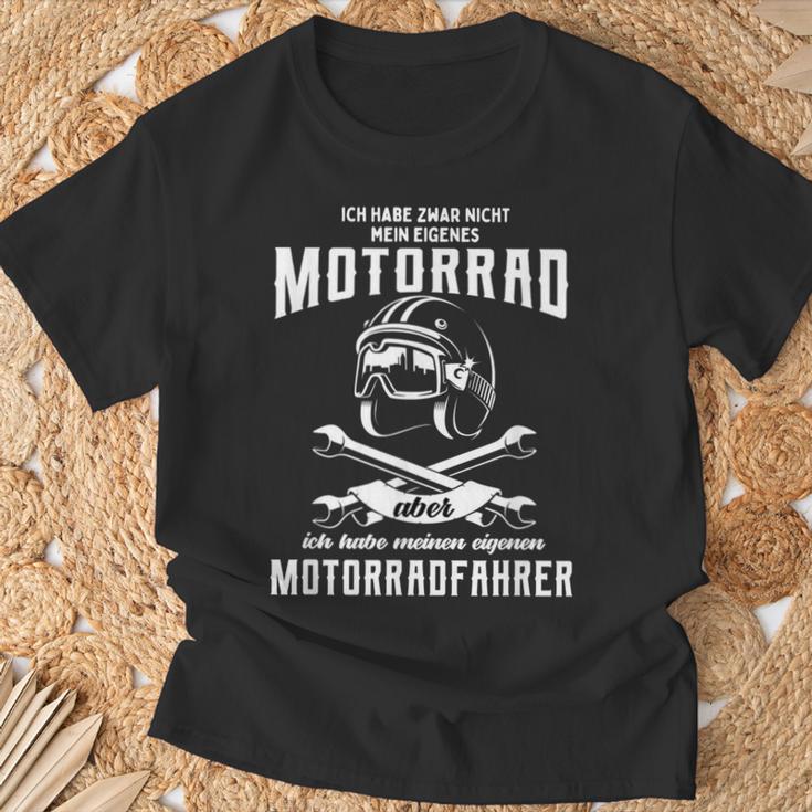 Ich Habe Keine Motorrad Aber Mein Eigene Motorcyclist T-Shirt Geschenke für alte Männer