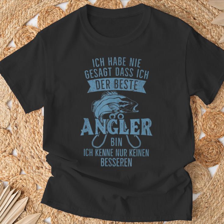 Ich Habe Nie Sagt Dass Ich Der Beste Angler Bin T-Shirt Geschenke für alte Männer