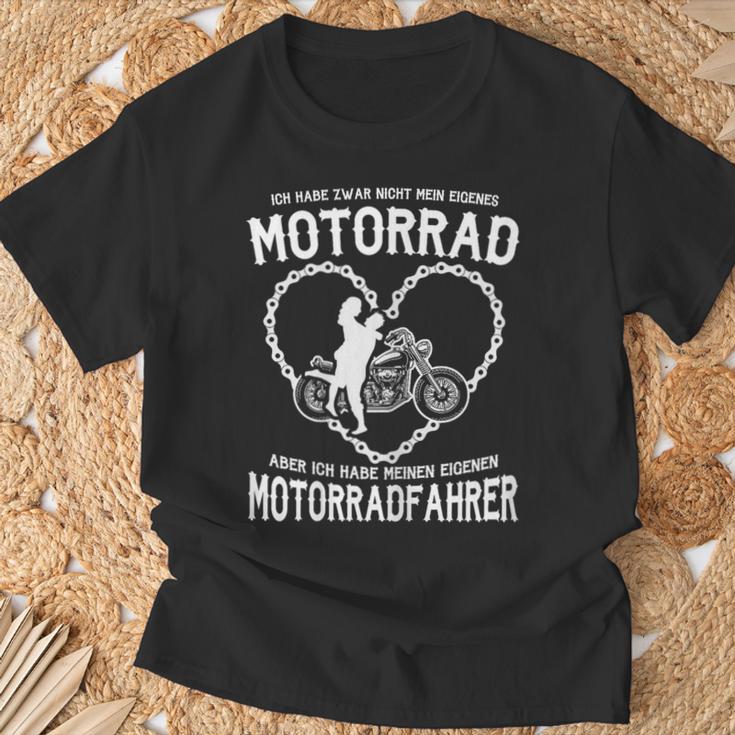 Ich Habe Zwar Nicht Mein Eigenes Motorrad Bikerin Women's T-Shirt Geschenke für alte Männer