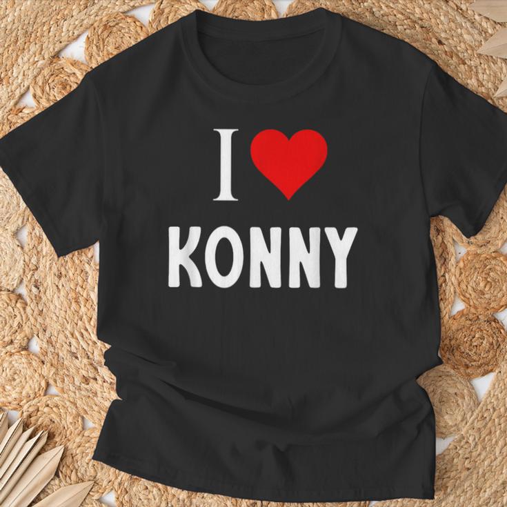 Ich Liebe Konny T-Shirt Geschenke für alte Männer