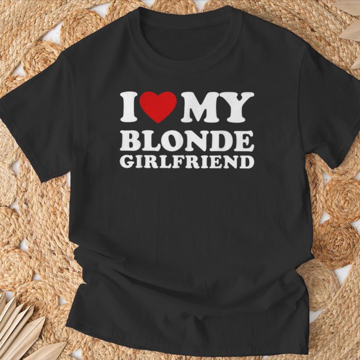 Ich Liebe Meine Blonde Freund T-Shirt Geschenke für alte Männer