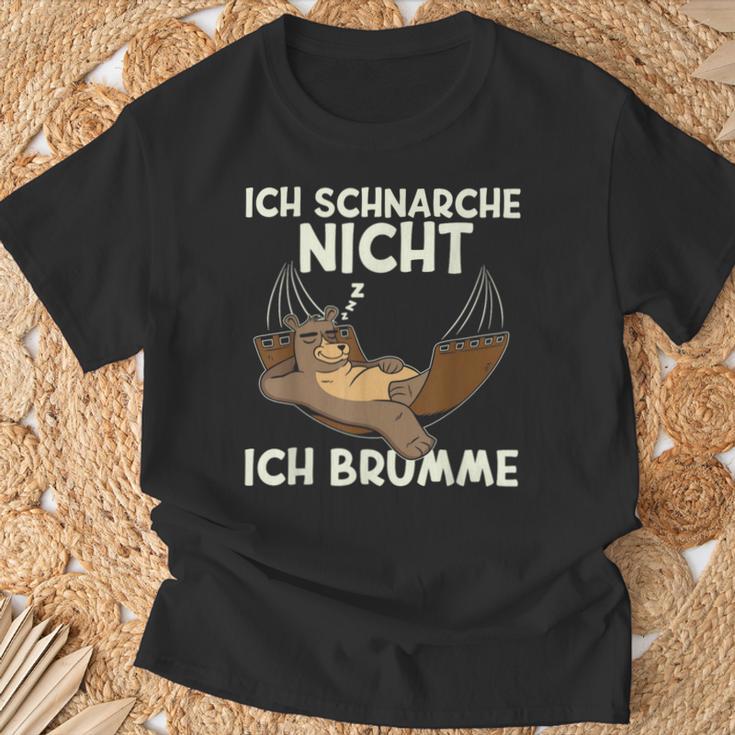 Ich Schnarche Nicht Ich Brumme Sleep Pyjamas Sleep T-Shirt Geschenke für alte Männer