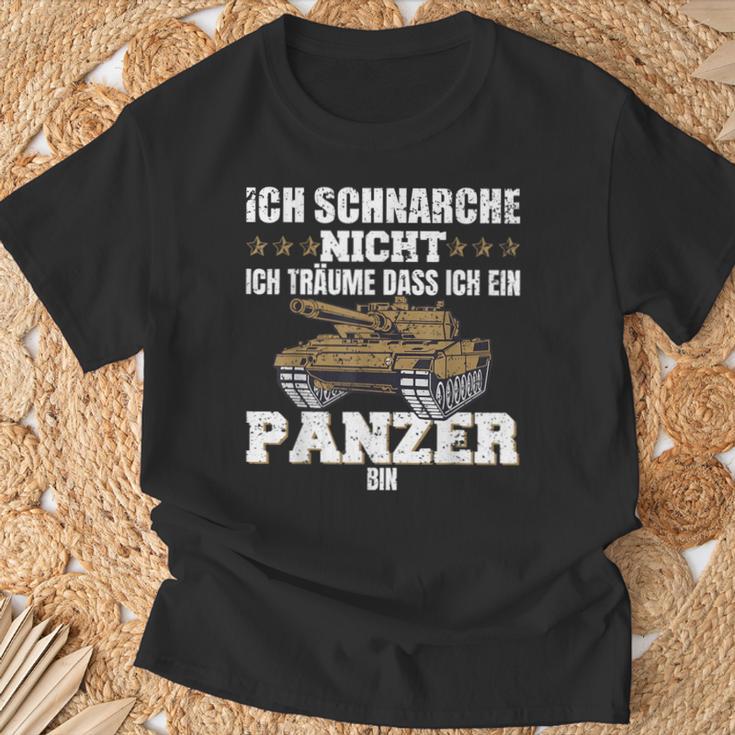 Ich Schnarche Nicht Ich Träumume Dass Ich Ein Panzer Bin S T-Shirt Geschenke für alte Männer