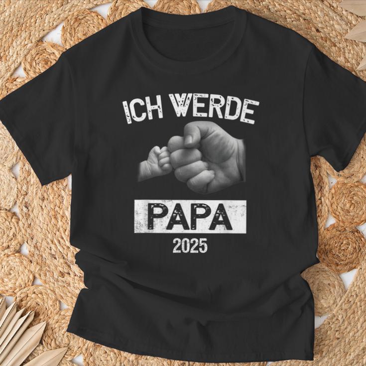 Ich Werde Papa 2025 Ich Werde Baldater T-Shirt Geschenke für alte Männer