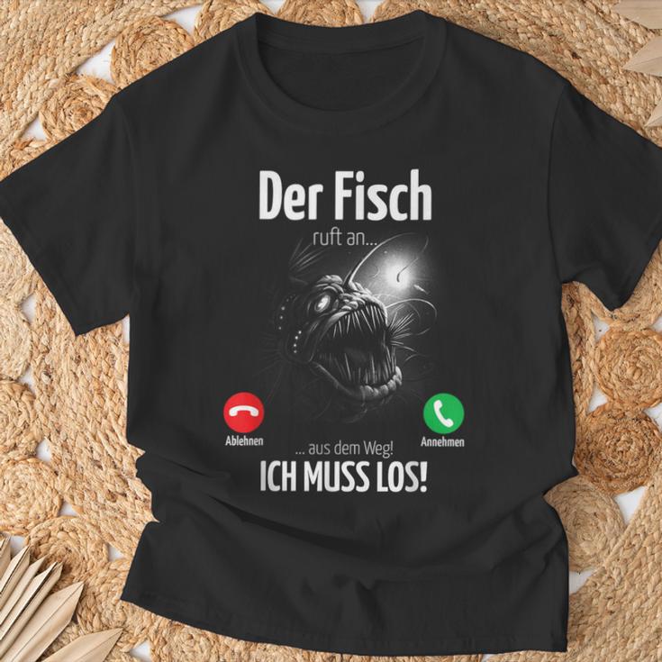 Ingenious Der Fisch Call An Ich Muss Fishing Outfit For Anglers T-Shirt Geschenke für alte Männer