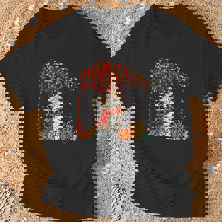 Cat Tree Gifts, Autumn Leaves Shirts, Cat Tree Shirts, Cat Shirts