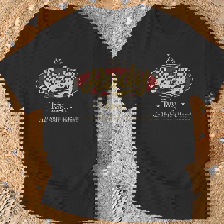 It's A Rudy Thing You Wouldn't Understand T-Shirt Gifts for Old Men