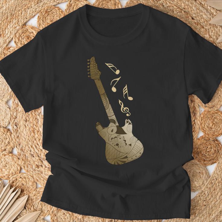 Jazz Guitar Artistic Guitar T-Shirt Geschenke für alte Männer