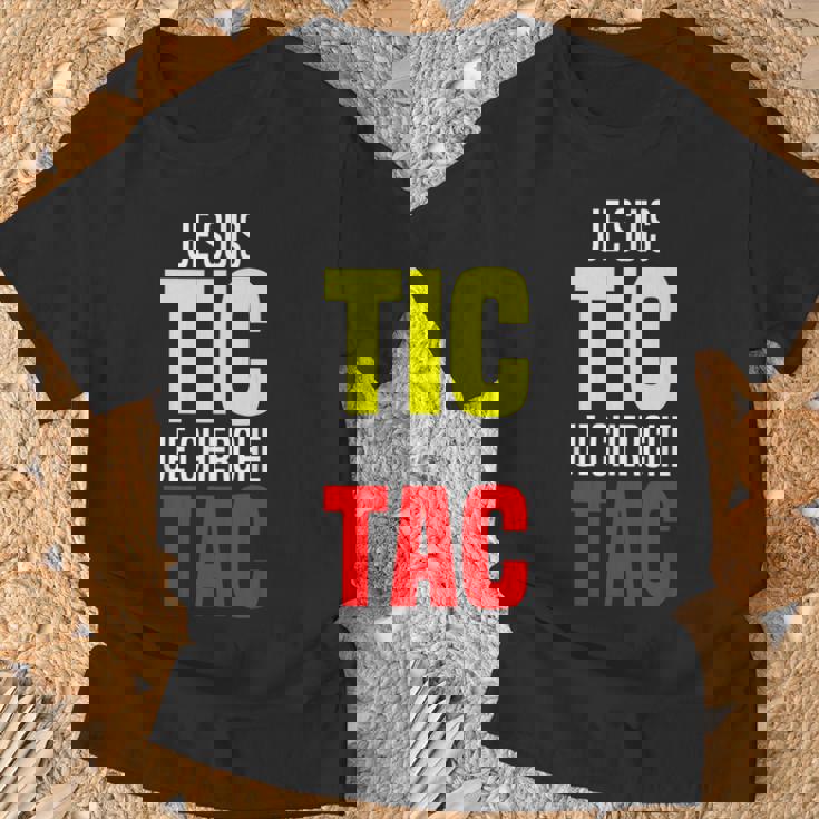 Je Suis Tic Je Cherche Tac Duo Tic Et Tac Deguisement Deux T-Shirt Cadeaux pour les vieillards