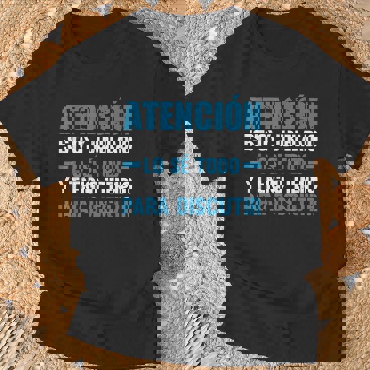 Jubilado Hombre Divertido Jubila Atención Estoy Jubilado Camiseta unisex Regalos para ancianos