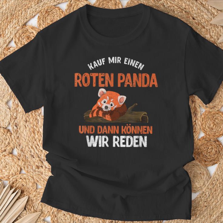 Kauf Mir Einen Roten Panda Dann Wir Kann Reden Red Panda T-Shirt Geschenke für alte Männer