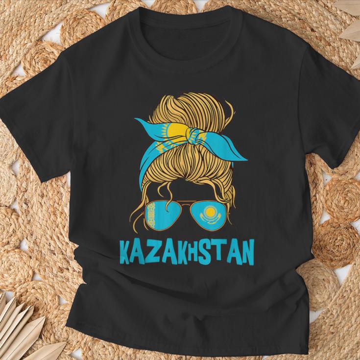 Kazakhstan For Girls Kazakhstan Flag For Kazakh T-Shirt Geschenke für alte Männer