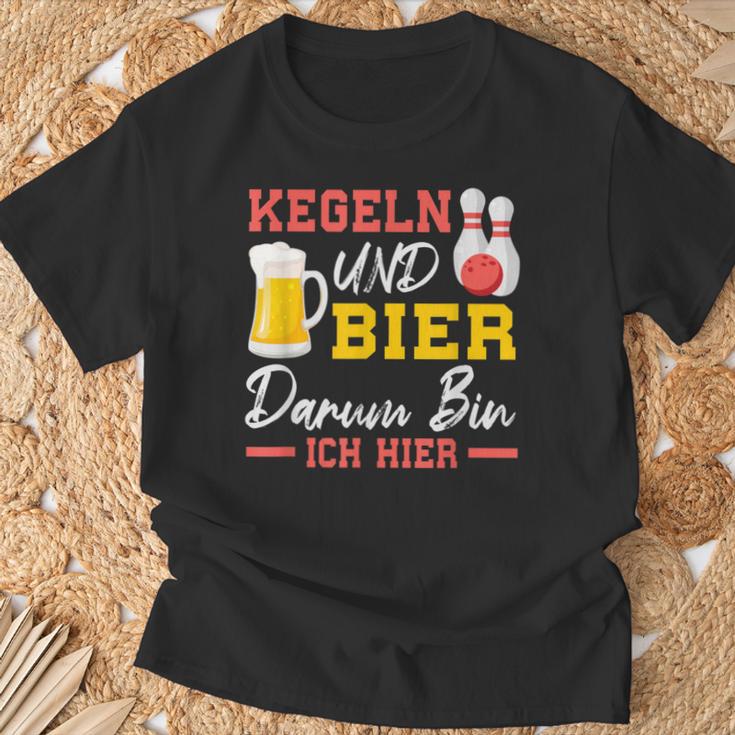 Kegel Und Bier T-Shirt Geschenke für alte Männer