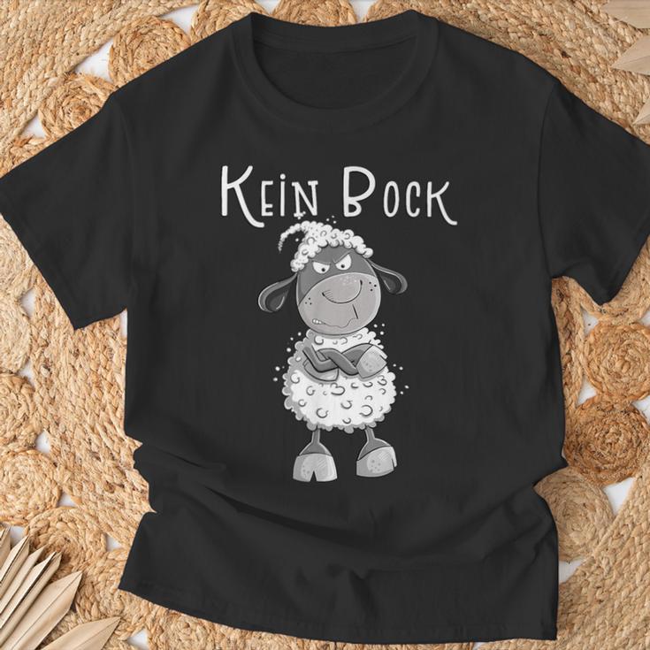 Kein Bock Sheep Slogan I Nö Fun I Einfach Nö I No T-Shirt Geschenke für alte Männer