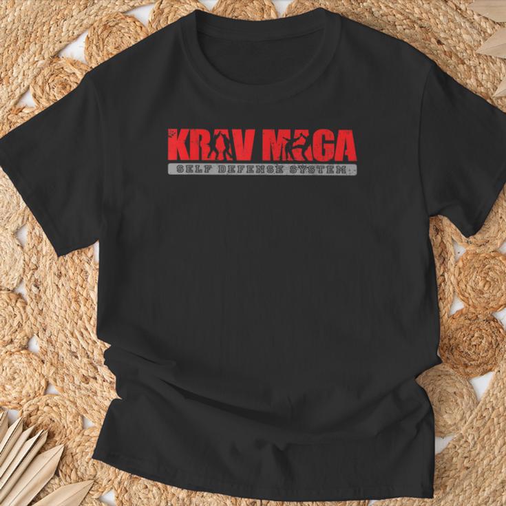 Krav Maga Self-Defense Martial Arts From Israel T-Shirt Geschenke für alte Männer