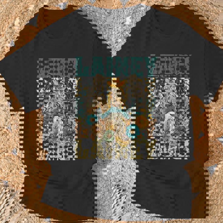 Lainey Name Girl Personalized Name Cowgirl T-Shirt Gifts for Old Men