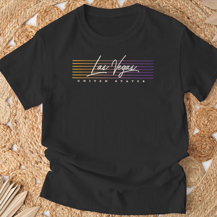 Lasegas Souvenirintage Usa T-Shirt Geschenke für alte Männer